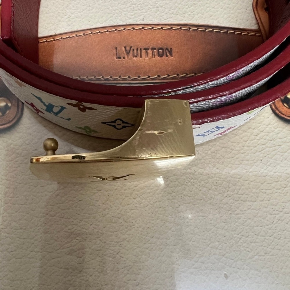 Louis Vuitton Multicolor REVERSIBLE Belt Size 90/36 - Picture 2 of 11
